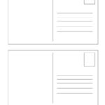 Free Blank Postcard Template For Word