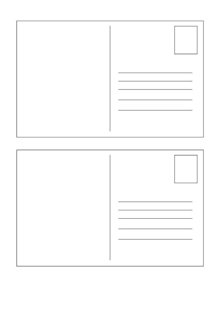 Free Blank Postcard Template For Word (19) - PROFESSIONAL TEMPLATES ...