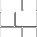 Printable Blank Comic Strip Template for Kids