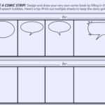 Printable Blank Comic Strip Template for Kids