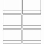 Printable Blank Comic Strip Template for Kids