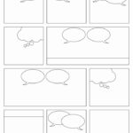 Printable Blank Comic Strip Template for Kids