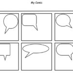 Printable Blank Comic Strip Template for Kids