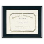 8×10 Certificate Template