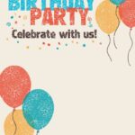 Birthday E Invitation Templates Free