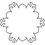 Blank Snowflake Template