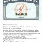 Blank Social Security Card Template Download