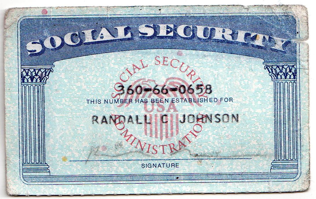 Blank Fillable Social Security Card Template