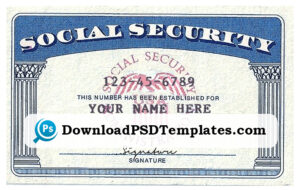 Ssc Template.pdf Blank Social Security Card Template Download - PROFESSIONAL TEMPLATES ...