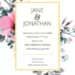 E-Wedding Invitation Templates Free