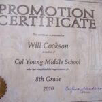 Grade 8 Graduation Certificate Templates