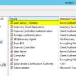 Horizon 7 Certificate Template