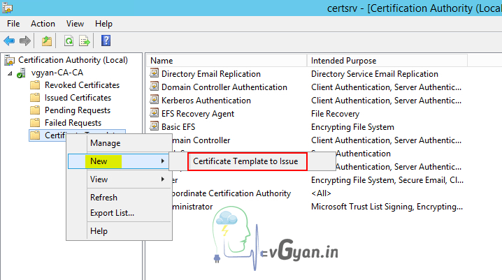 Horizon 7 Certificate Template