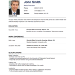 How to Construct a Cv Templates