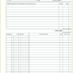 Job Card Templates Excel