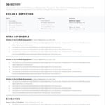 Resume Templates Editable