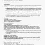 Resume Templates Entry Level