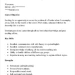 Resume Templates First Job