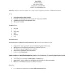 Resume Templates First Job Student