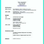 Resume Templates First Job Student