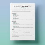 Resume Templates Free Word