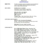 Resume Templates Hair Stylist