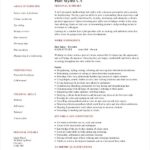 Resume Templates Hair Stylist