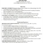 Resume Templates Harvard