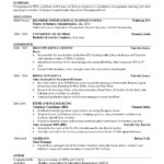 Resume Templates Harvard