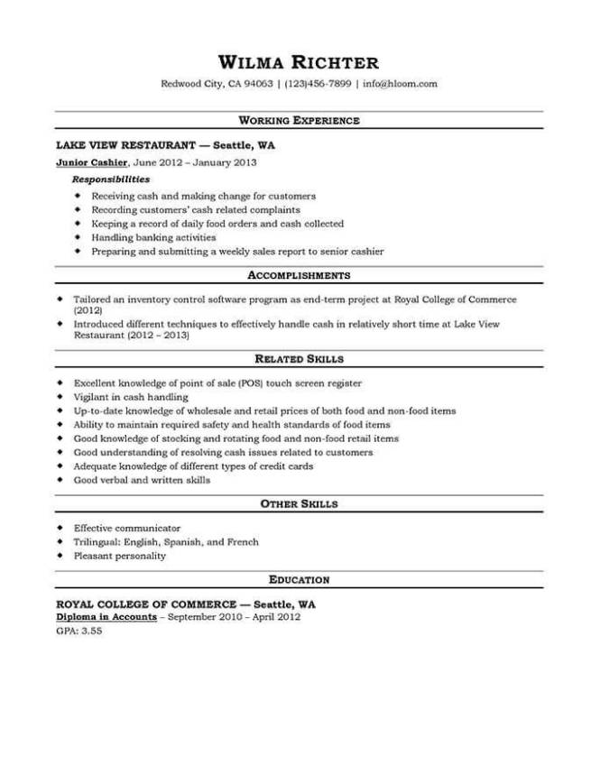 Resume Templates Hloom