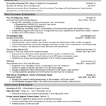 Resume Templates Hospitality