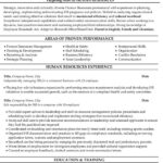 Resume Templates Human Resources