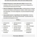 Resume Templates Human Resources