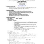 Resume Templates Job