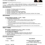 Resume Templates Jobstreet