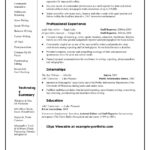 Resume Templates Journalism