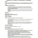 Resume Templates Journalism