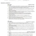 Resume Templates Multiple Jobs Same Company