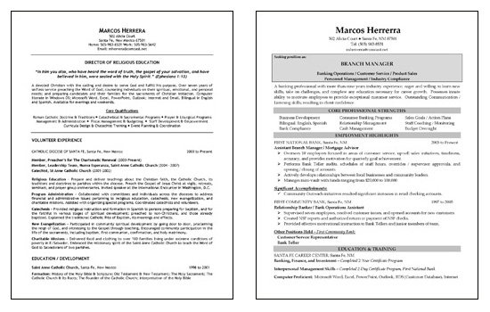 Resume Templates Multiple Jobs Same Company