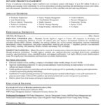 Resume Templates Project Manager