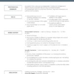 Resume Templates Science