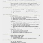 Resume Templates Science