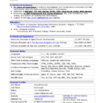 Resume Templates Software Engineer