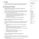 Resume Templates Software Engineer