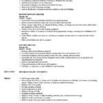 Resume Templates for Kitchen Helper