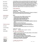 Resume Templates for Kitchen Worker