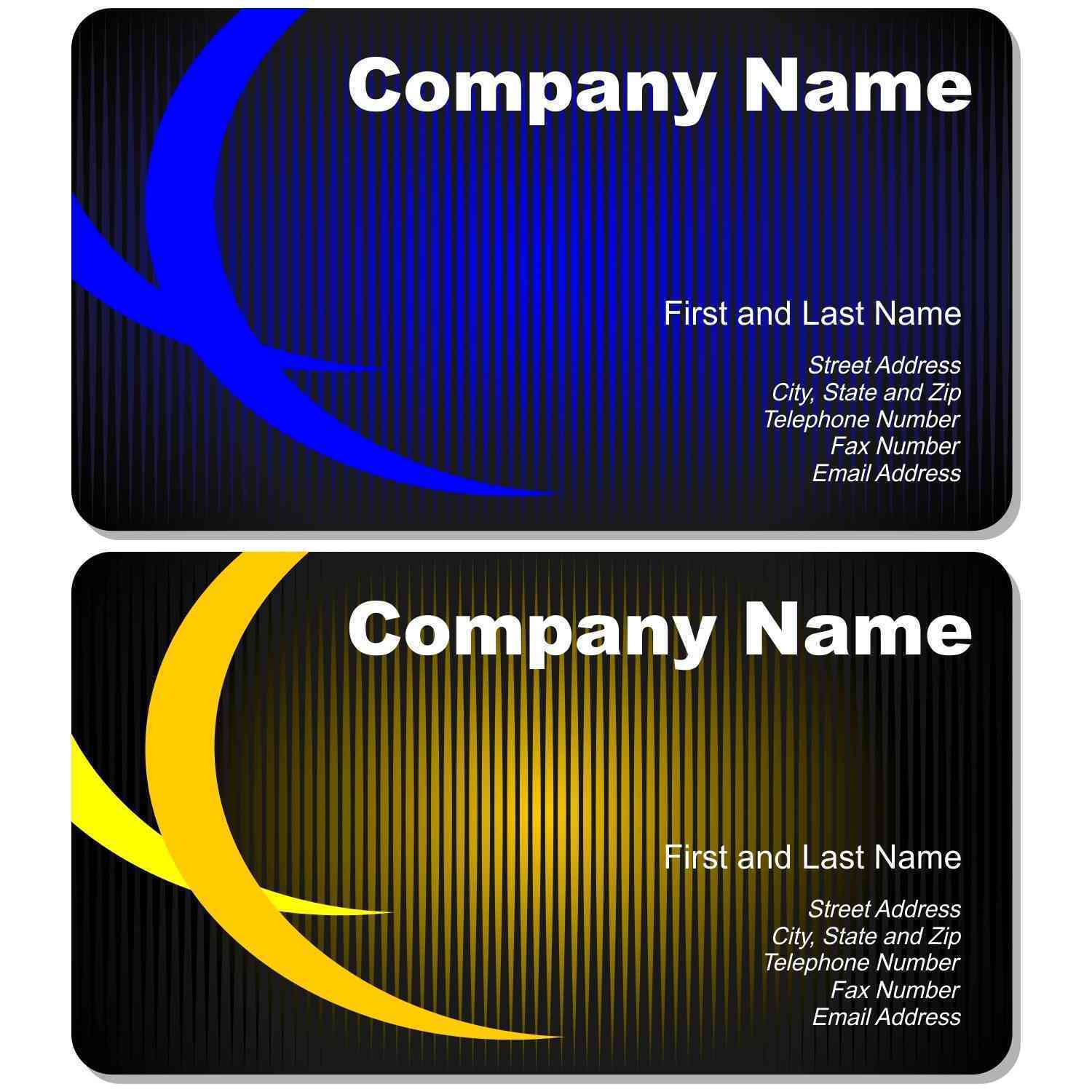 Visiting Card Templates Cdr Free Download