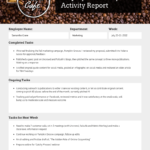 6 Awesome Weekly Status Report Templates