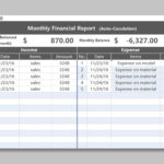 6 Month Report Template