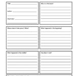 Book Report Template 6th Class